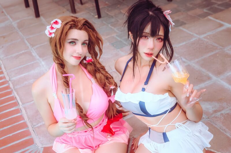 wiseinmadness & Usagi Christy – Aerith, Tifa