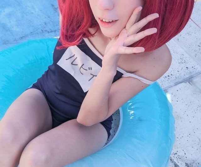 #Tomomechi – Ruby School Swimsuit